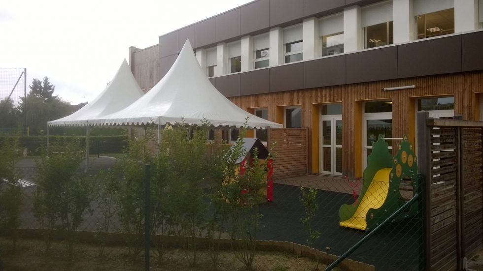 Location de tentes pour une crèche près de Rouen